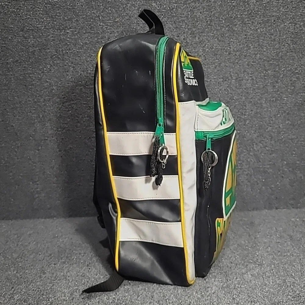 Vintage Rare Seattle Super‎ Sonics Team NBA Player Backpack 1980 1990s
